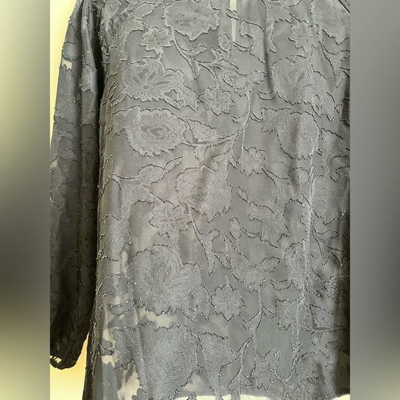 BLACK blouse in good condition, size M - Picture 3 of 4